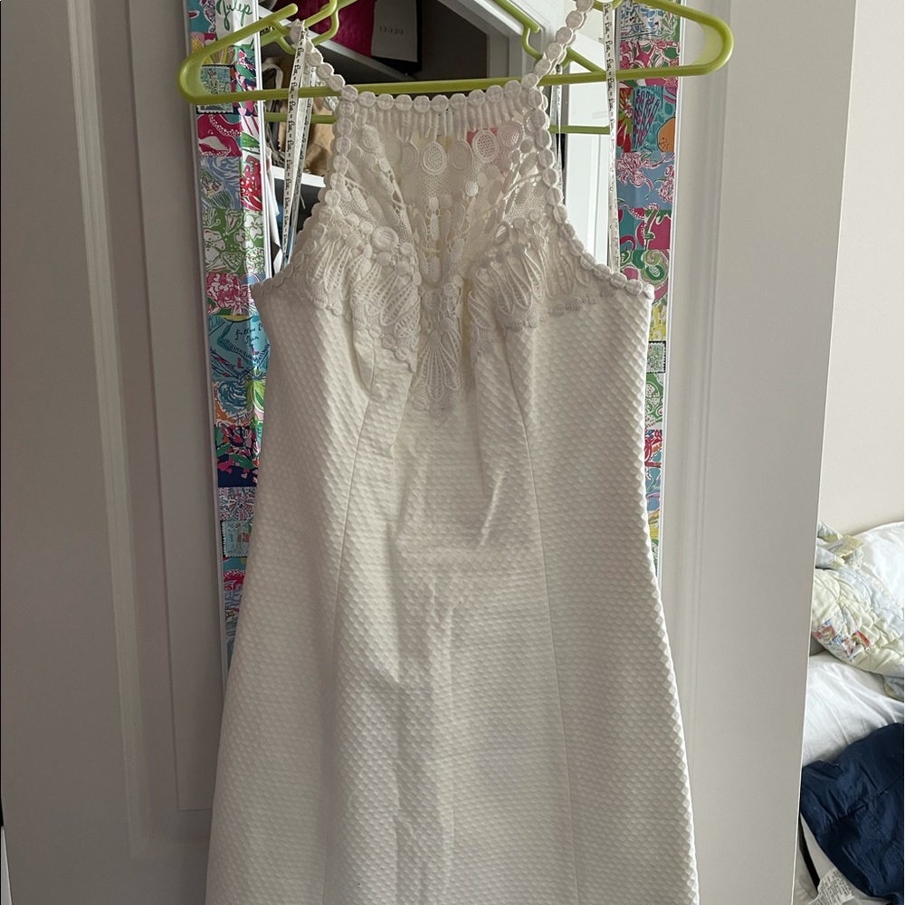 Lilly Pulitzer Pearl Crochet Shift Dress